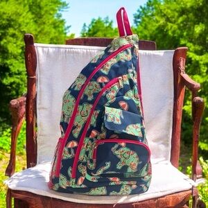 N.Gil Cute Elephants Sling
Bag 12"x19"x5"